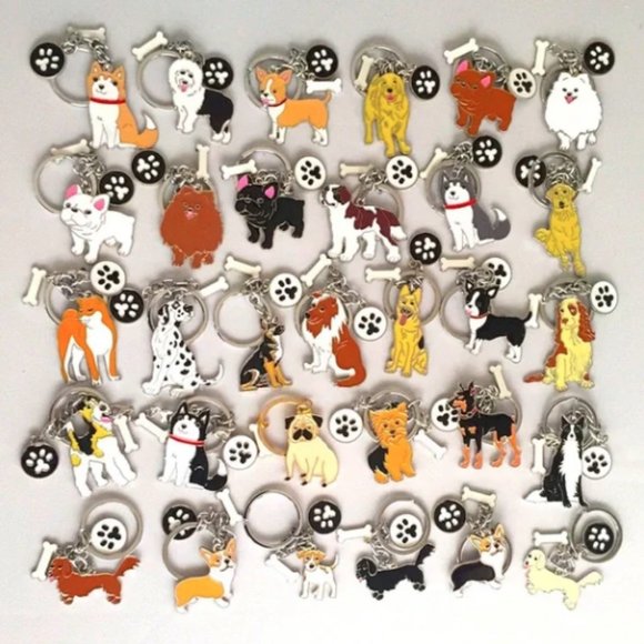 🍏50% OFF/3+...Border Collie Dog Keychain - Picture 10 of 11